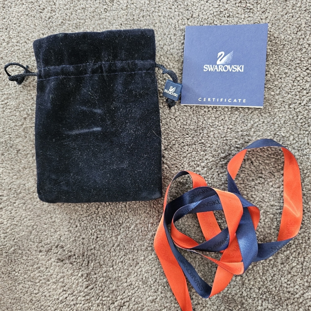 Swarovski velvet drawstring dust bag